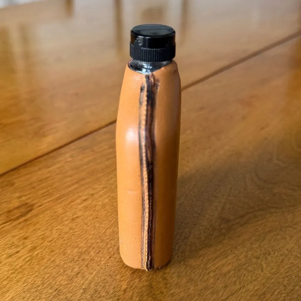 Vintage leather flask